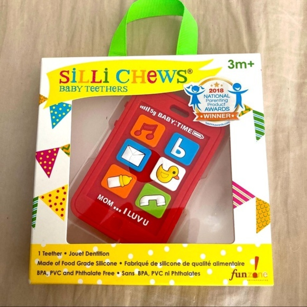 Silli‎ Chews Baby Phone Silicone Teether